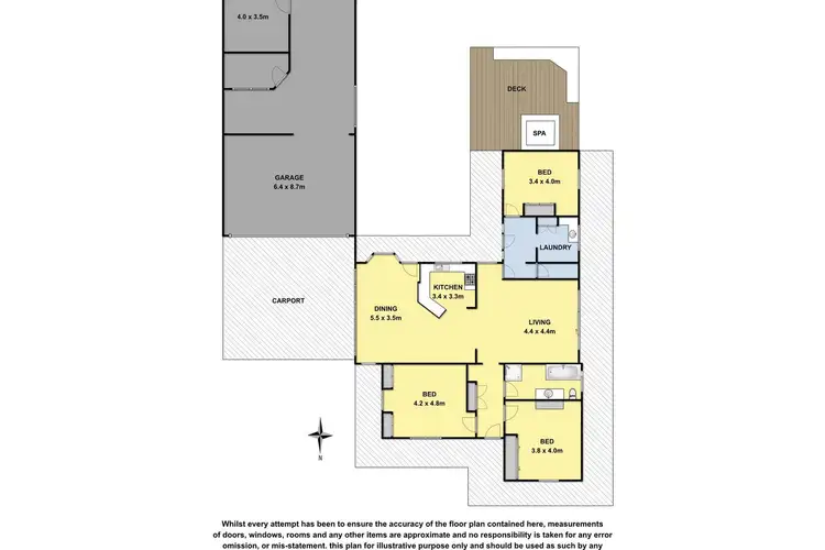 Floorplan of Homely house listing, 72 Aireys Street, Elliminyt VIC 3250