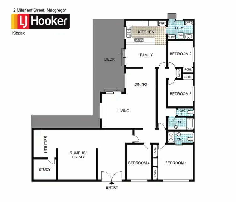 Floorplan of Homely house listing, 2 Mileham Street, Macgregor ACT 2615