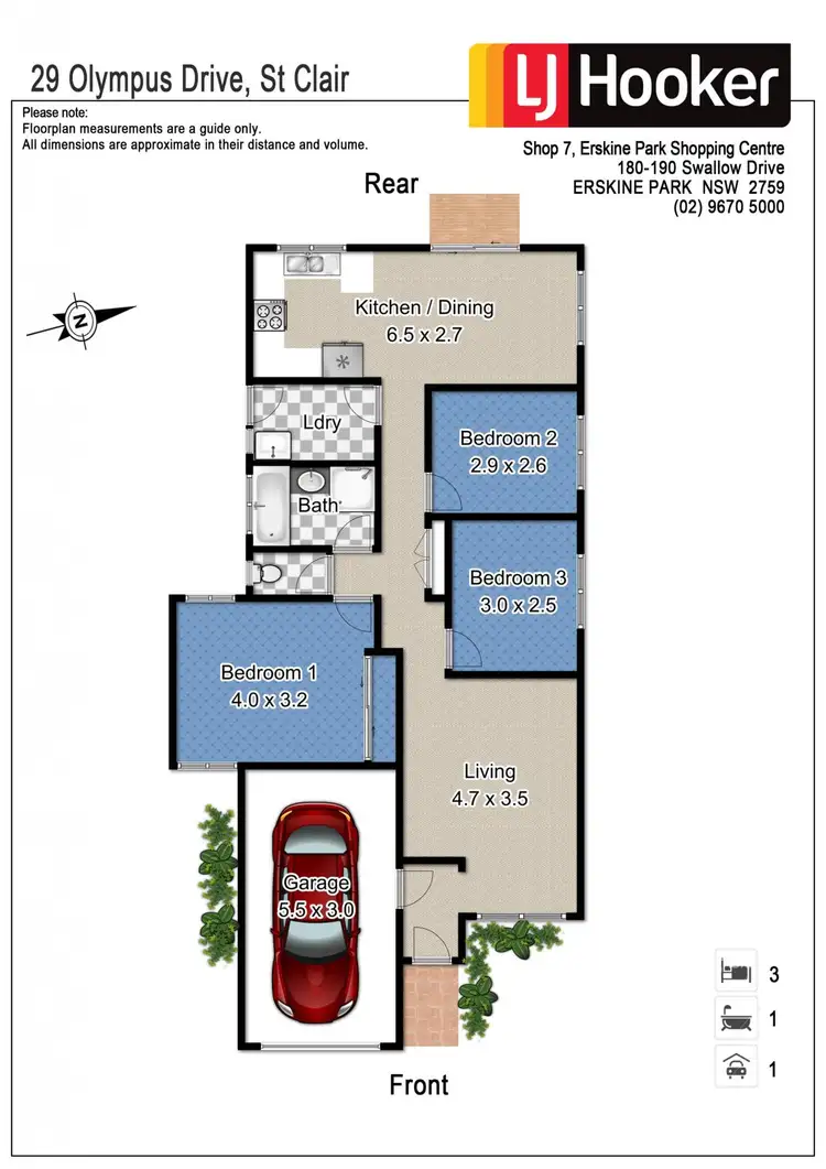Floorplan of Homely house listing, 29 Olympus Drive, St Clair NSW 2759