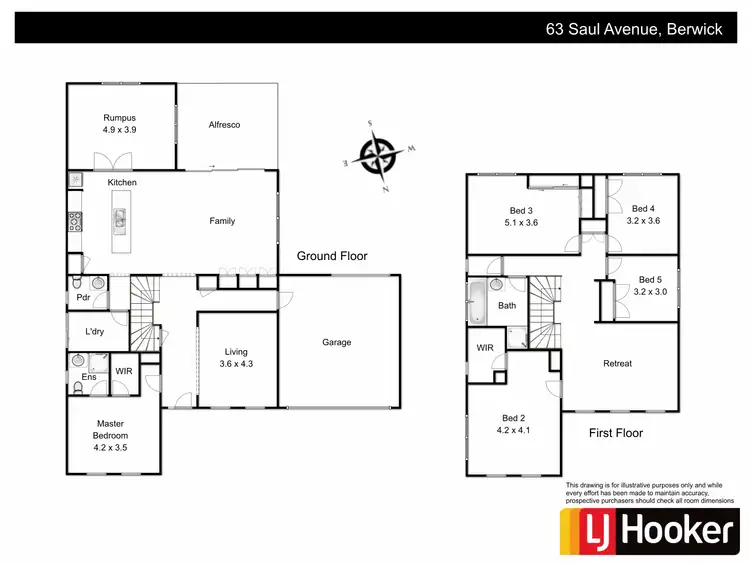 Floorplan of Homely house listing, 63 Saul Avenue, Berwick VIC 3806