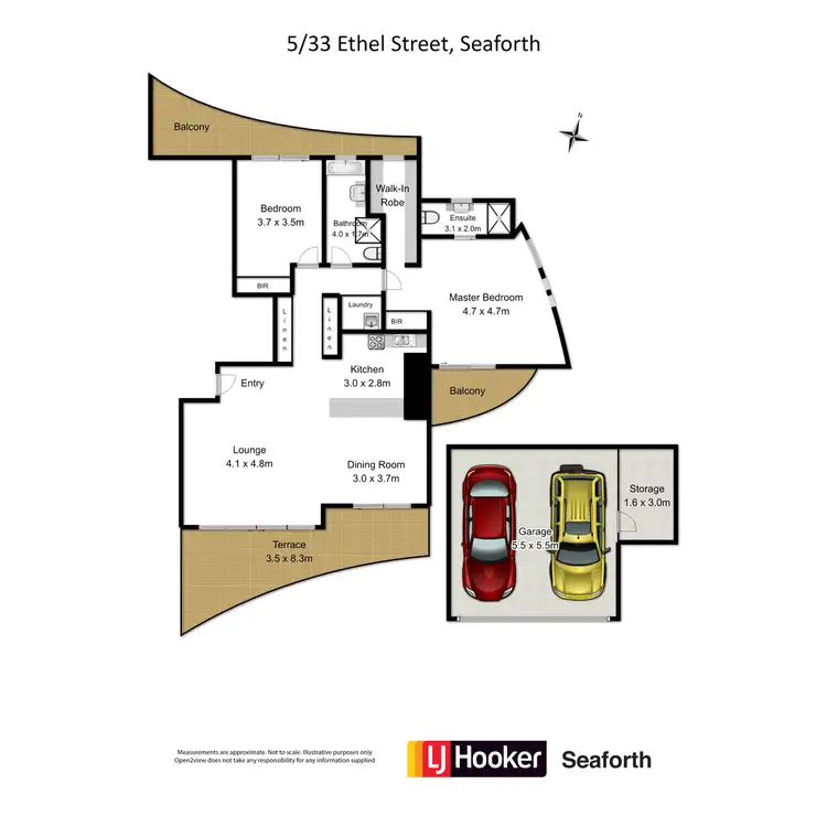 Floorplan of Homely apartment listing, 5/33 Ethel Street, Seaforth NSW 2092