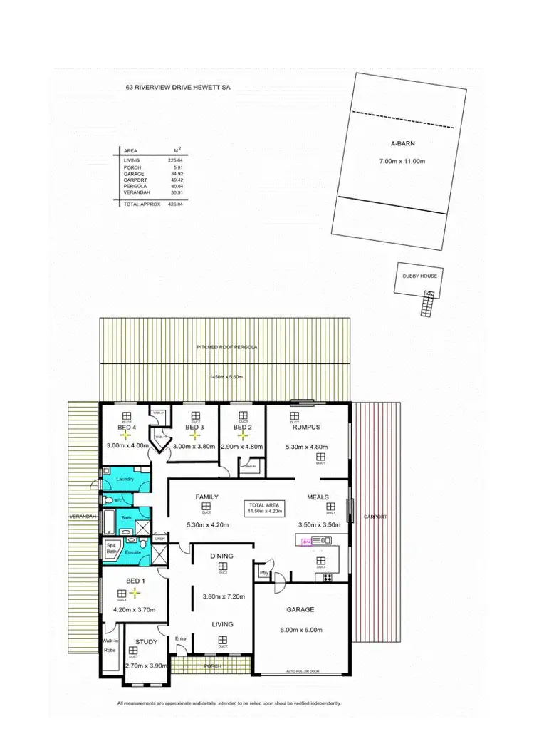 Floorplan of Homely house listing, 63 River View Drive, Hewett SA 5118