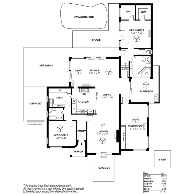 Floorplan of Homely house listing, 58 Hampstead Road, Broadview SA 5083