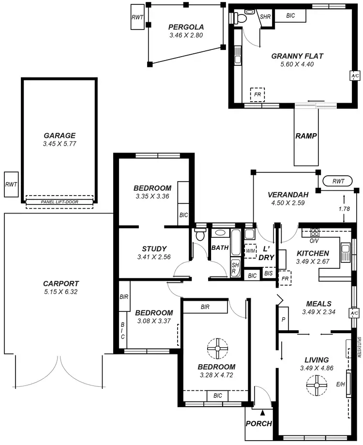 Floorplan of Homely house listing, 17 Andrea Avenue, Newton SA 5074
