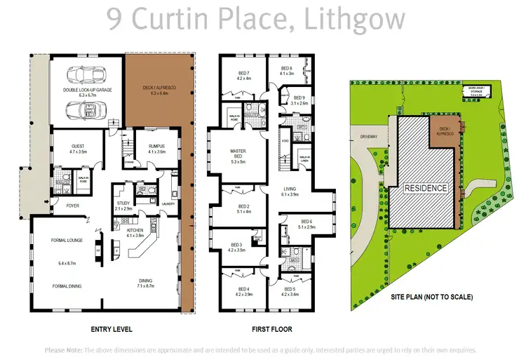 Floorplan of Homely house listing, 9 Curtin Place, Lithgow NSW 2790