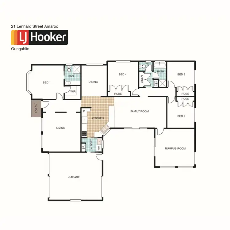 Floorplan of Homely house listing, 21 Lennard Street, Amaroo ACT 2914