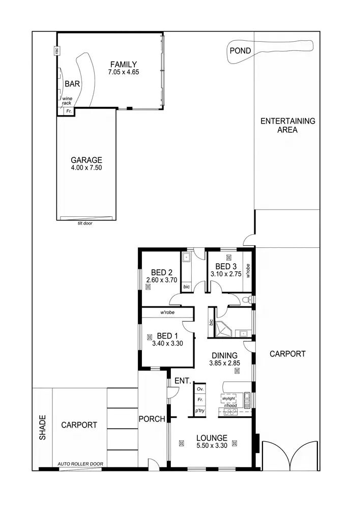 Floorplan of Homely house listing, 24 Koonya Avenue, Seaford SA 5169