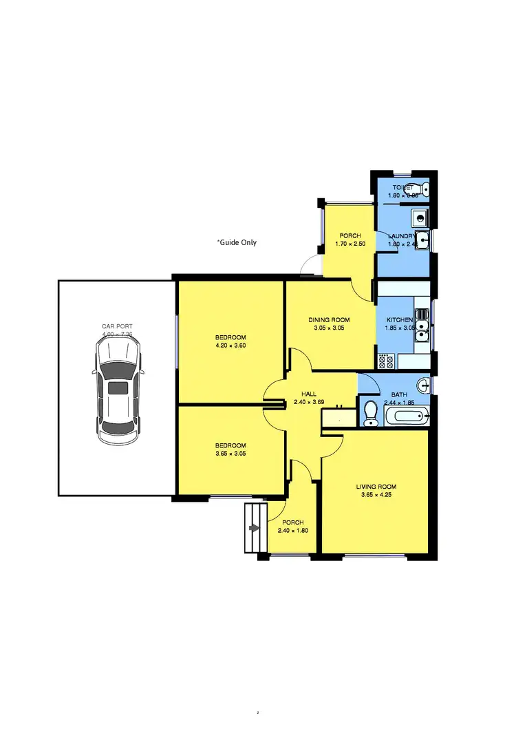 Floorplan of Homely house listing, 6 Cliff Court, St Leonards VIC 3223