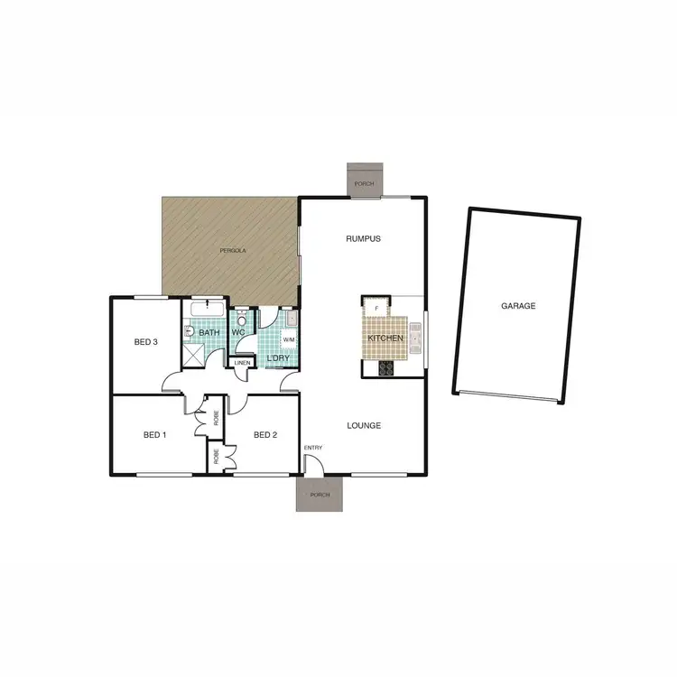 Floorplan of Homely house listing, 15 Challinor Crescent, Florey ACT 2615
