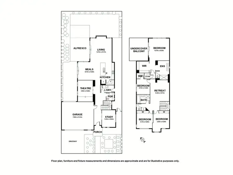 Floorplan of Homely house listing, 18 Hugo Drive, Point Cook VIC 3030