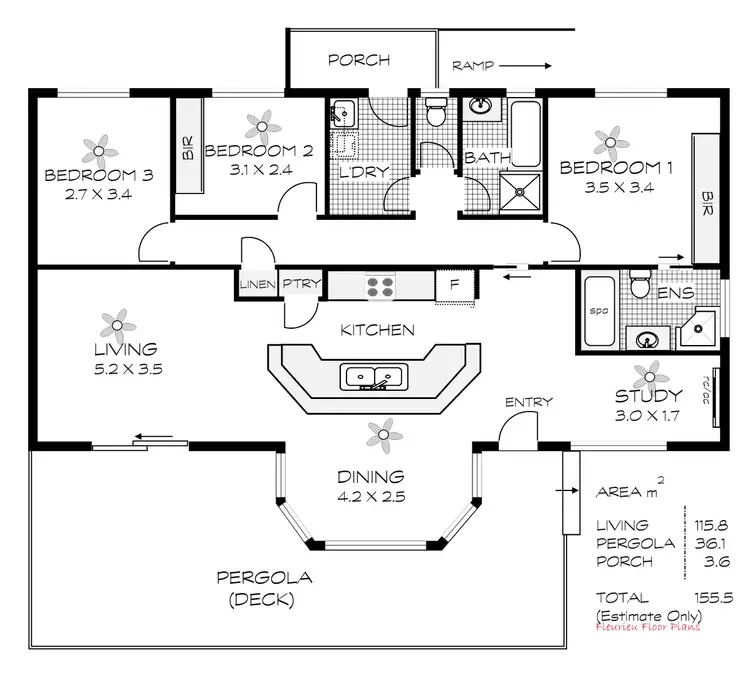 Floorplan of Homely house listing, 2 Walker Place, Middleton SA 5213