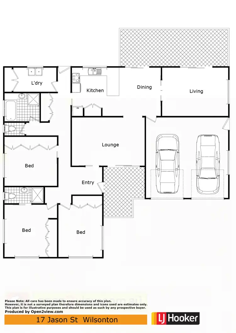 Floorplan of Homely house listing, 17 Jason Street, Blue Mountain Heights QLD 4350