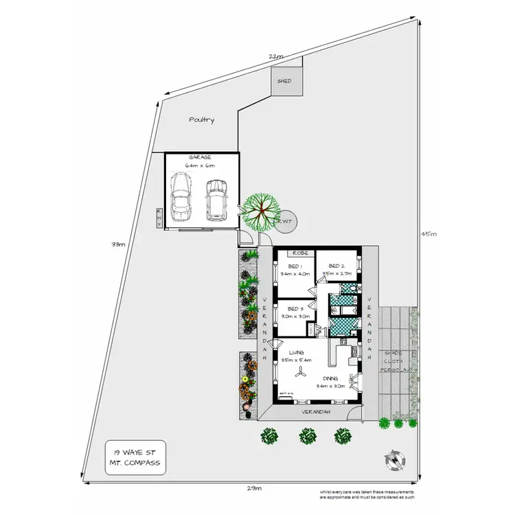 Floorplan of Homely house listing, 19 Waye Street, Mount Compass SA 5210