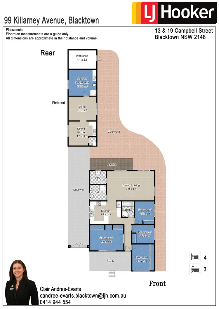 Floorplan of Homely house listing, 99 Killarney Avenue, Blacktown NSW 2148