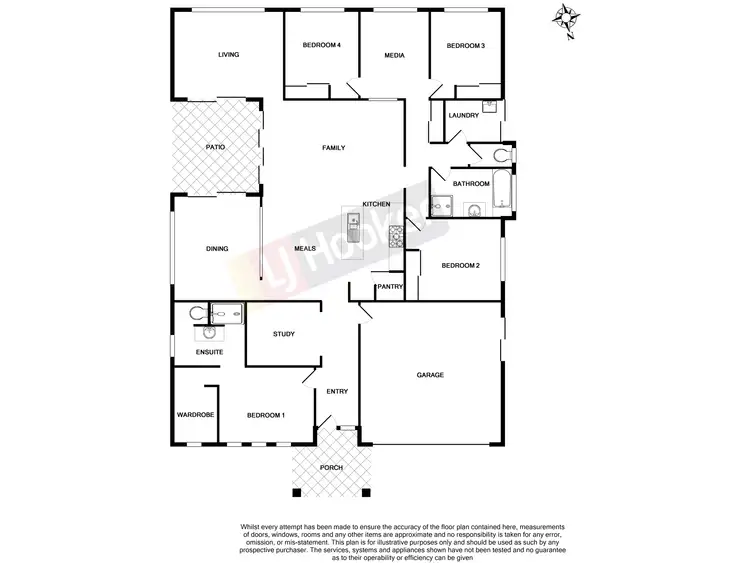 Floorplan of Homely house listing, 24 Sandalwood Street, Heathwood QLD 4110