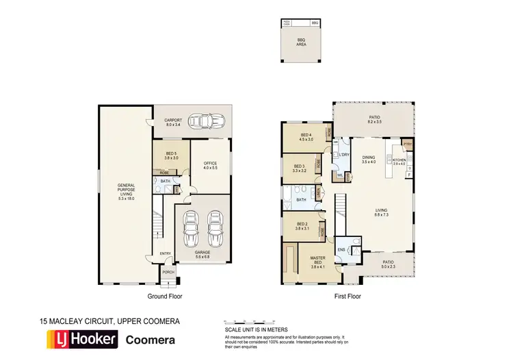 Floorplan of Homely house listing, 15 Macleay Circuit, Upper Coomera QLD 4209