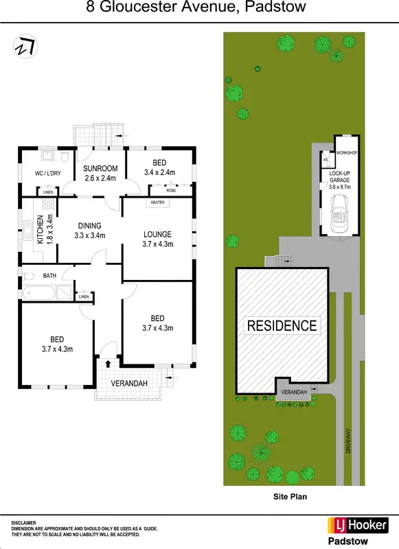 Floorplan of Homely house listing, 8 Gloucester Avenue, Padstow NSW 2211