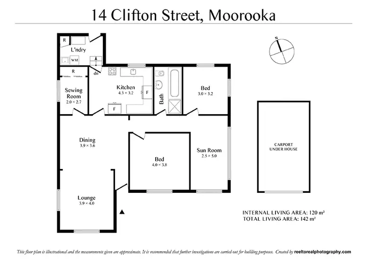 Floorplan of Homely house listing, 14 Clifton Street, Moorooka QLD 4105