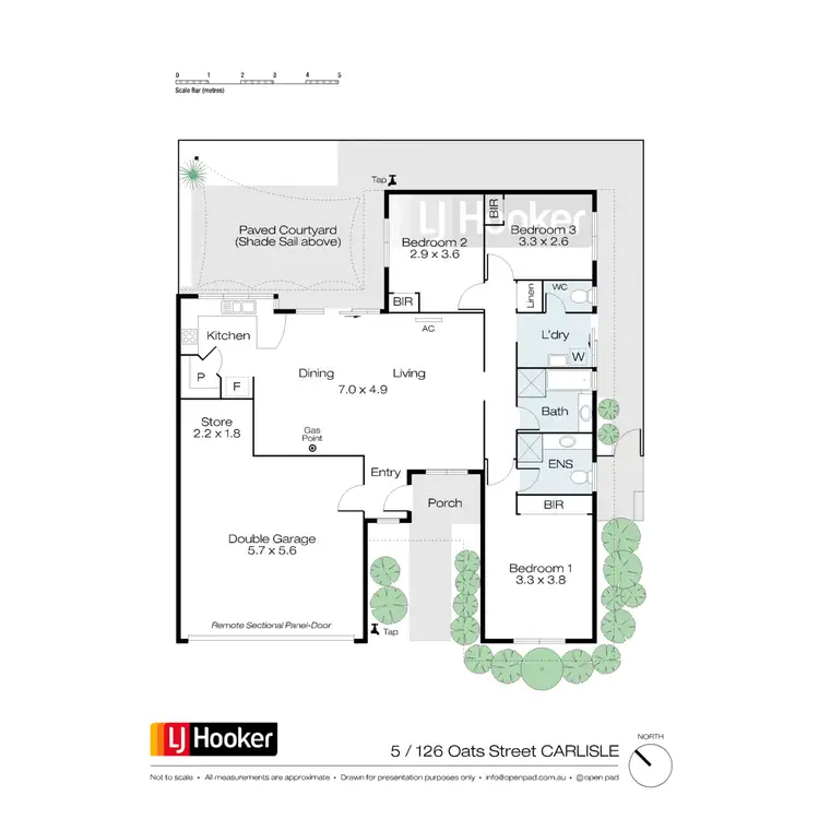 Floorplan of Homely villa listing, 5/126 Oats Street, Carlisle WA 6101