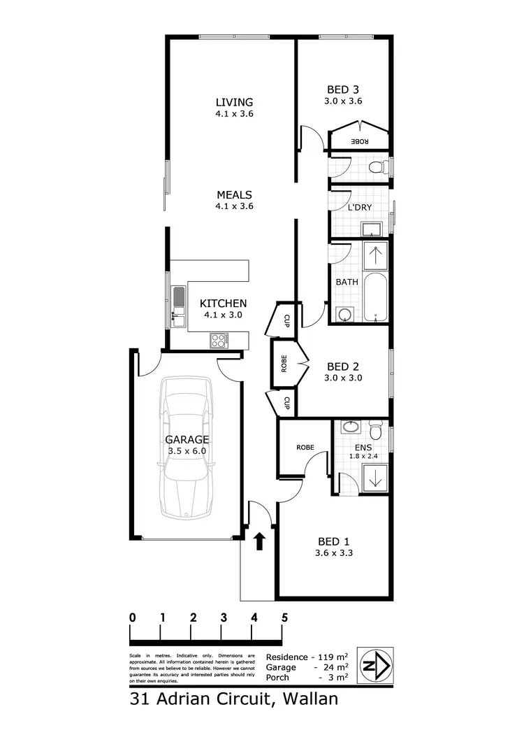 Floorplan of Homely house listing, 31 Adrian Circuit, Wallan VIC 3756