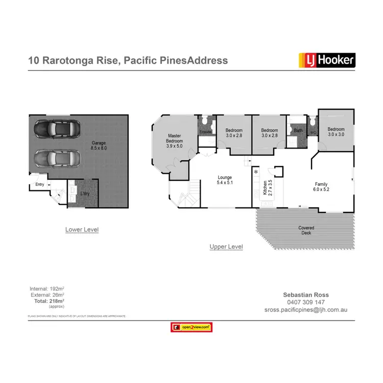 Floorplan of Homely house listing, 10 Rarotonga Rise, Pacific Pines QLD 4211