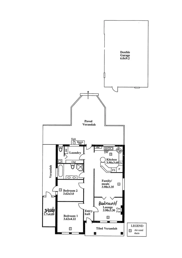 Floorplan of Homely house listing, 12 Bolton Ave, Devon Park SA 5008