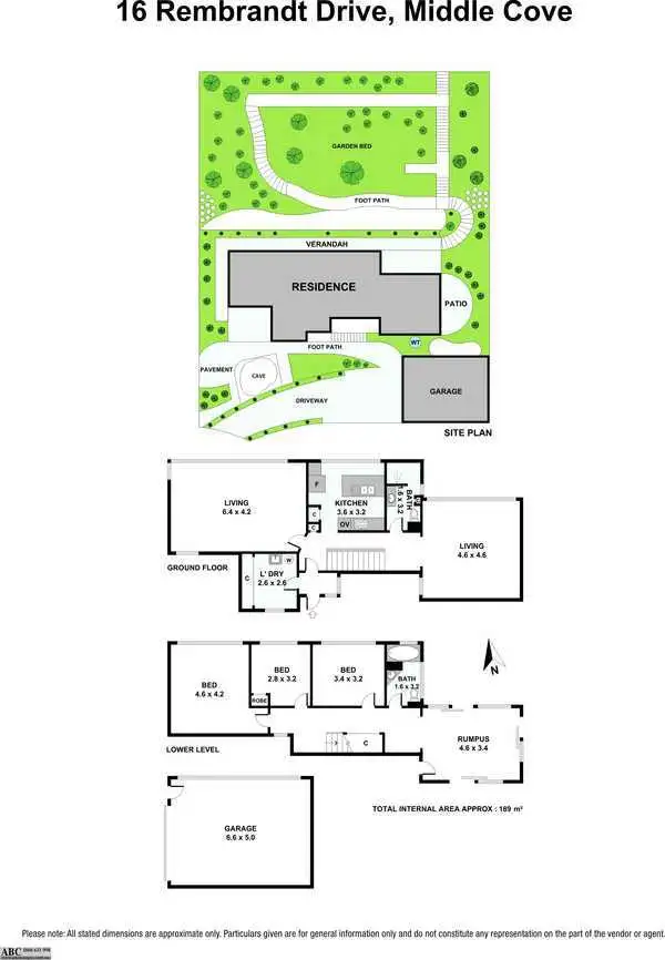 Floorplan of Homely house listing, 16 Rembrandt Drive, Middle Cove NSW 2068