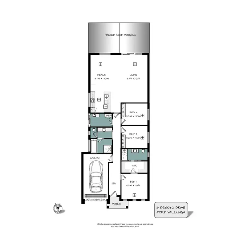 Floorplan of Homely house listing, 8 Desoto Drive, Port Willunga SA 5173