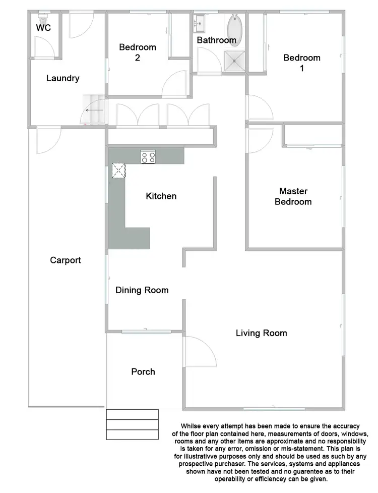 Floorplan of Homely house listing, 1199 Oxley Road, Oxley QLD 4075