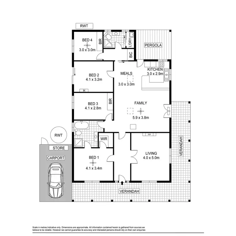 Floorplan of Homely house listing, 27 The Crescent, Crafers SA 5152