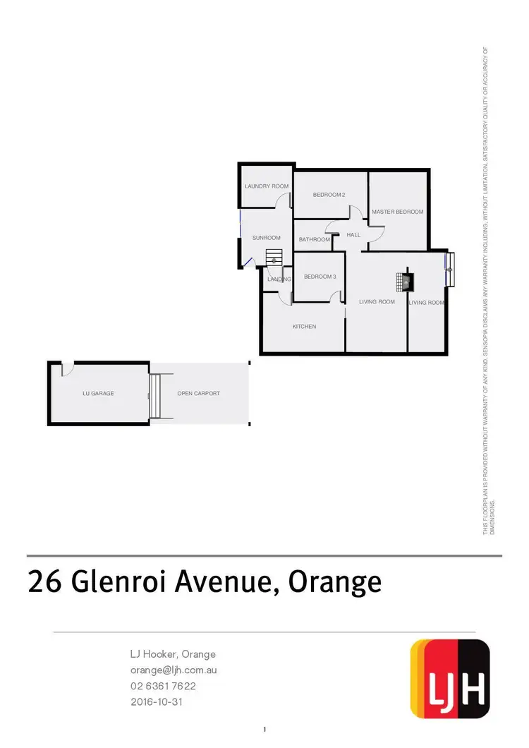 Floorplan of Homely house listing, 26 Glenroi Avenue, Orange NSW 2800
