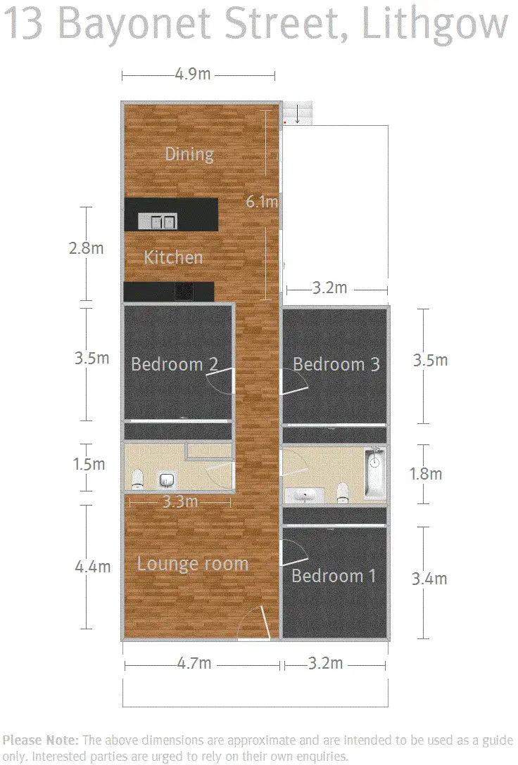 Floorplan of Homely house listing, 13 Bayonet Street, Lithgow NSW 2790