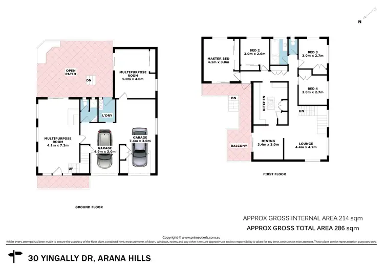 Floorplan of Homely house listing, 30 Yingally Drive, Arana Hills QLD 4054