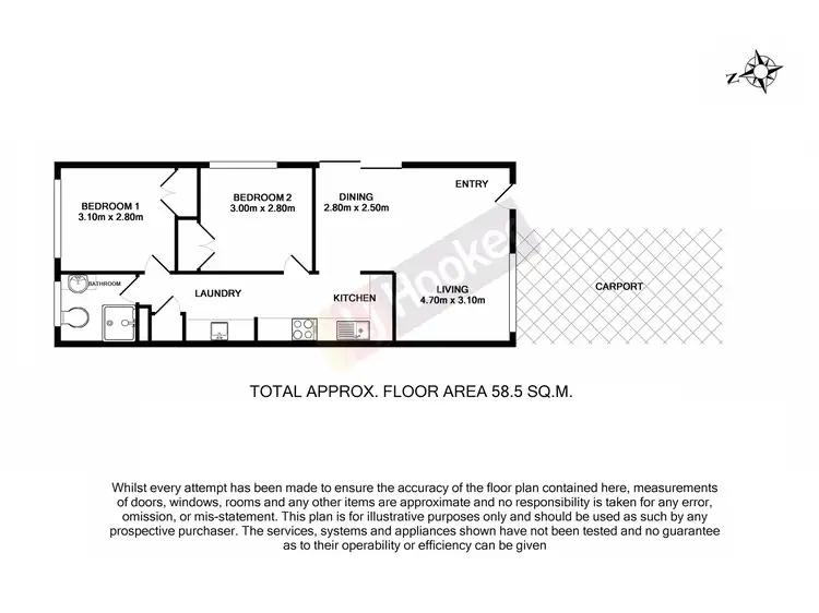 Floorplan of Homely unit listing, 1/18 Defiance Road, Logan Central QLD 4114