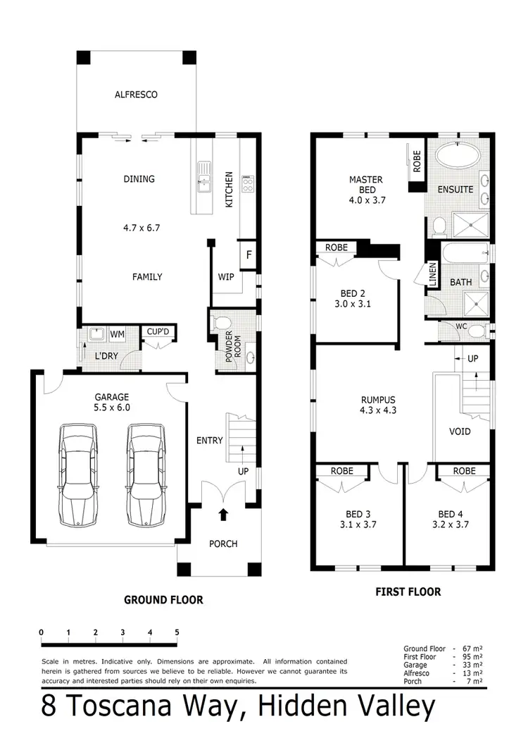 Floorplan of Homely house listing, 8 Toscana Way, Hidden Valley VIC 3756