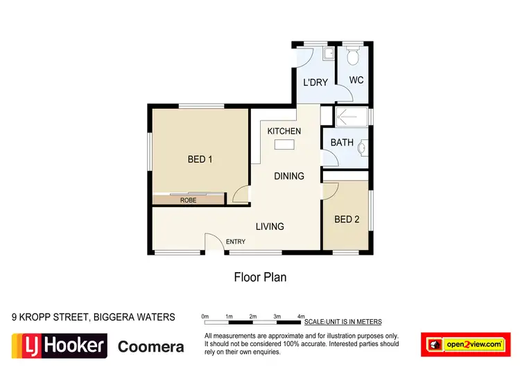 Floorplan of Homely house listing, 9 Kropp Street, Biggera Waters QLD 4216