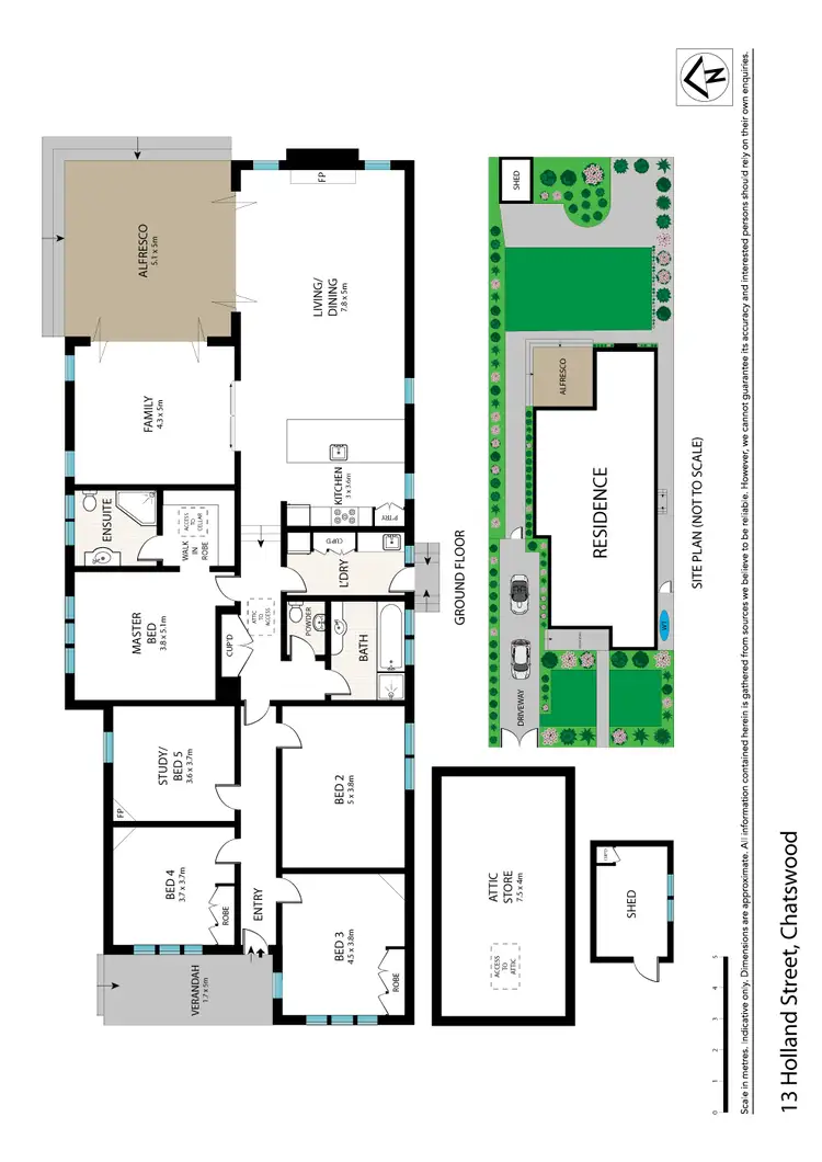 Floorplan of Homely house listing, 13 Holland Street, Chatswood NSW 2067