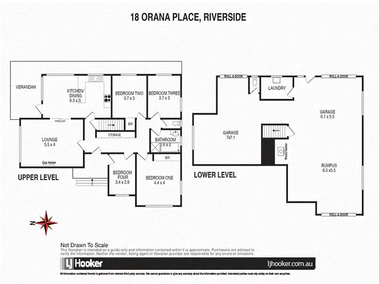 Floorplan of Homely house listing, 18 Orana Place, Riverside TAS 7250