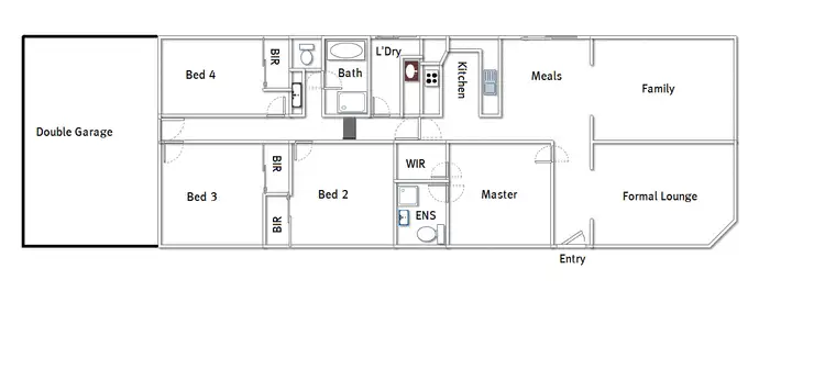 Floorplan of Homely house listing, 27 Rosella Circuit, Hewett SA 5118