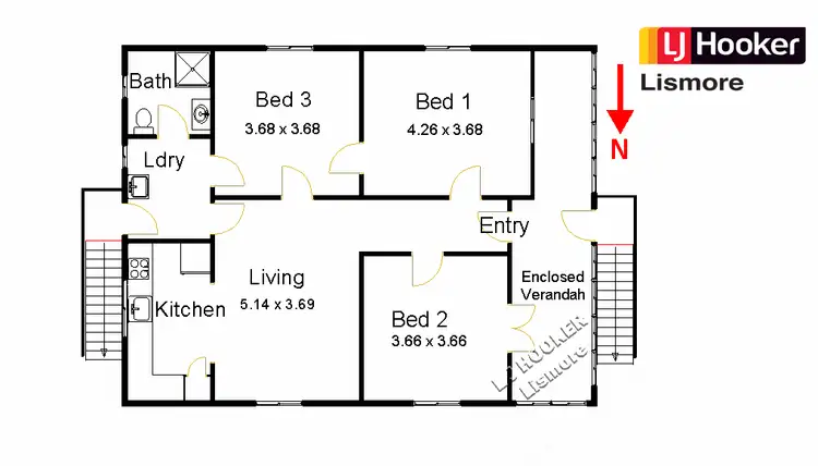 Floorplan of Homely house listing, 146 Dawson Street, Girards Hill NSW 2480