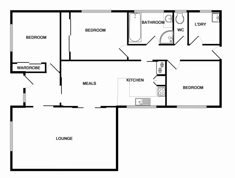 Floorplan of Homely house listing, 8 Banksia Square, Corio VIC 3214