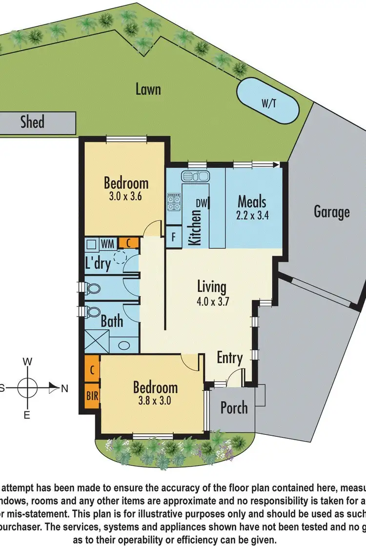 Floorplan of Homely unit listing, 2/151 Doveton Avenue, Doveton VIC 3177