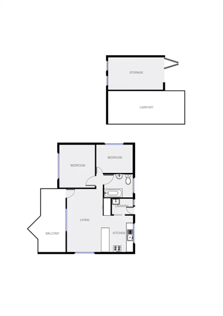 Floorplan of Homely house listing, 5 Chapman Street, Cowra NSW 2794