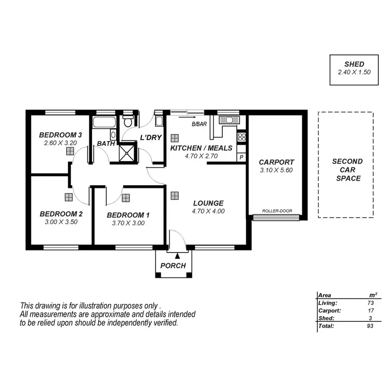 Floorplan of Homely house listing, 2/297 Milne Road, Modbury North SA 5092
