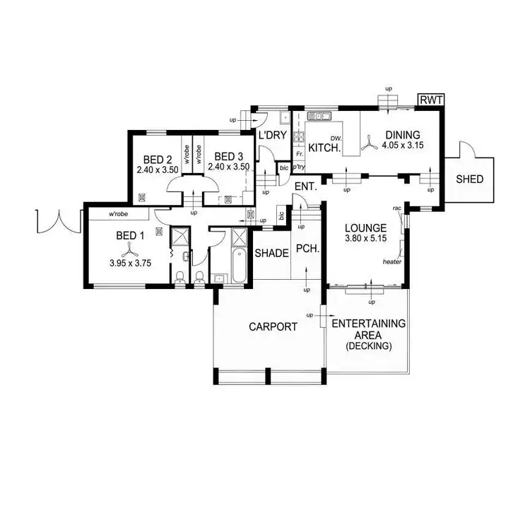 Floorplan of Homely house listing, 18 Mayflower Crescent, Hallett Cove SA 5158