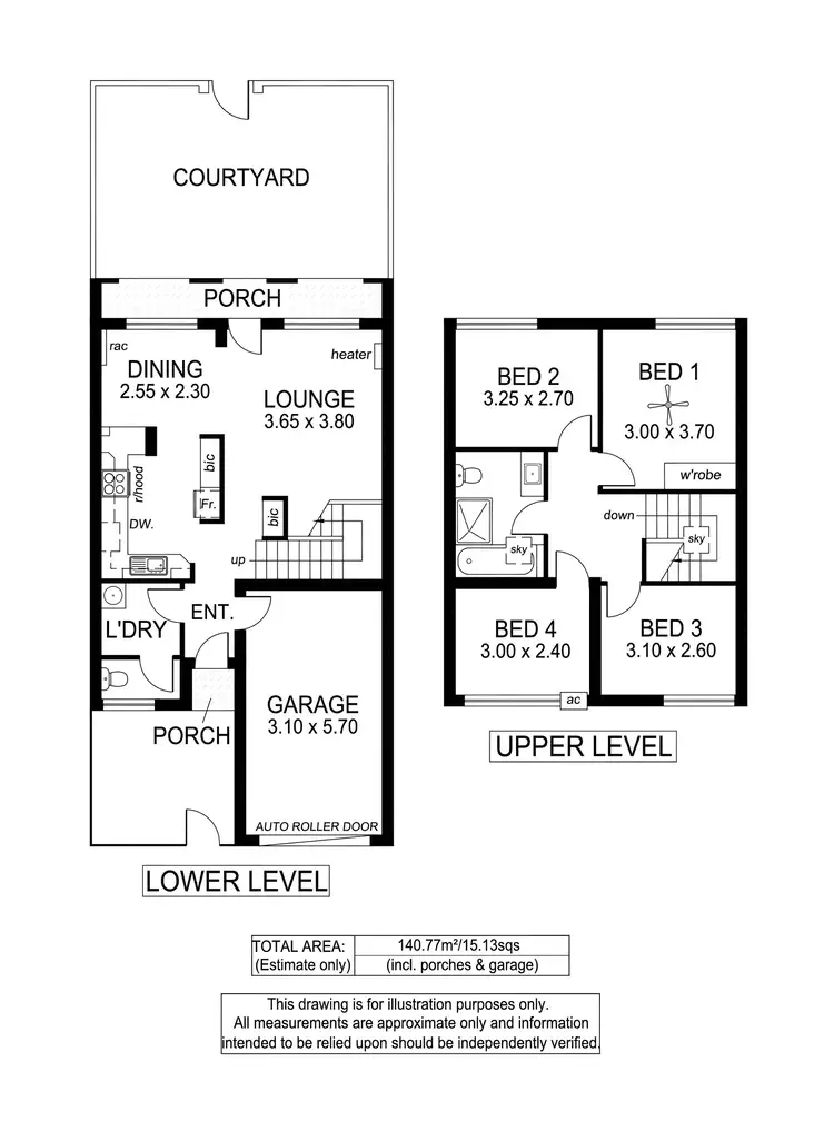Floorplan of Homely house listing, 3/20 Edwin Street, West Lakes Shore SA 5020