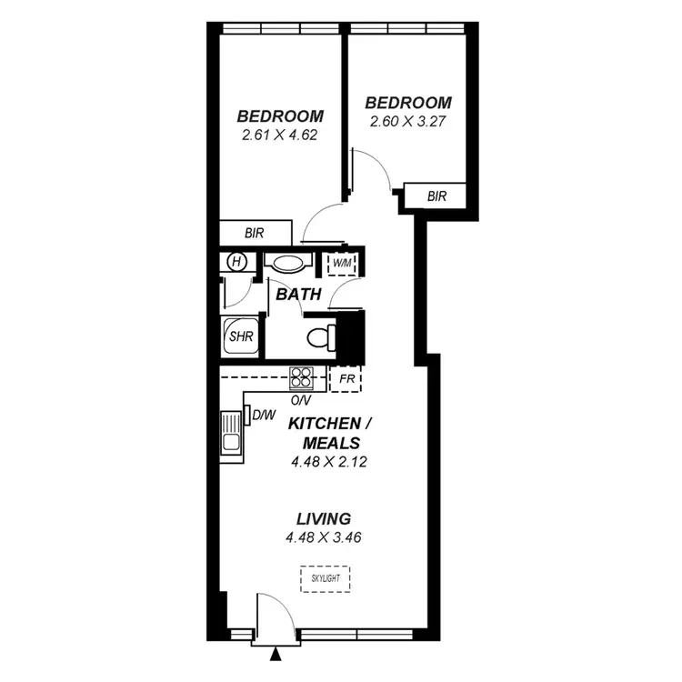 Floorplan of Homely apartment listing, 314/9 Paxtons Walk, Adelaide SA 5000