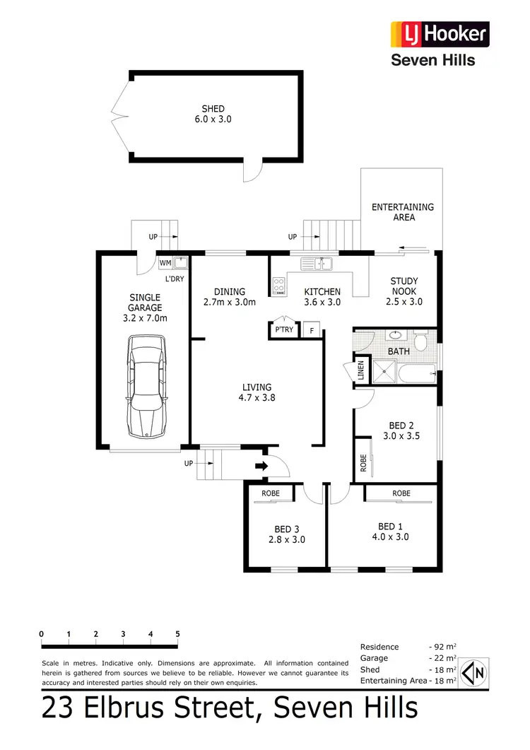Floorplan of Homely house listing, 23 Elbrus Street, Seven Hills NSW 2147