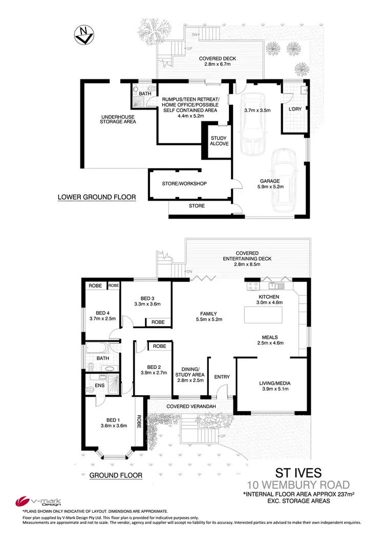 Floorplan of Homely house listing, 10 Wembury Road, St Ives NSW 2075