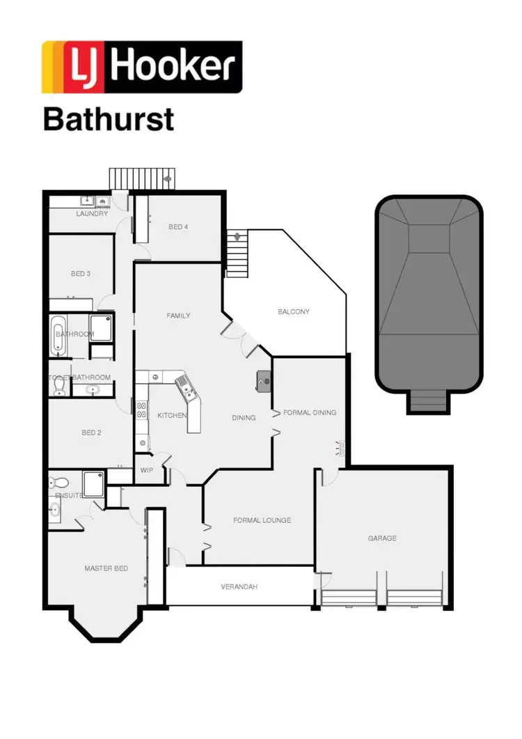 Floorplan of Homely house listing, 33 Endurance Court, Llanarth NSW 2795